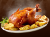 Frango simples.