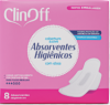 ABSORVENTE CLIN OFF L8P7 SUAVE C/A                