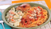 MACARRÃO COM FRANGO ASSADO E MAIONESE