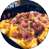 BATATA FRITA COM CHEDDAR E BACON (500G)