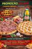 QUINTA-FEIRA: 2 PIZZAS MÉDIAS + GUARANÁ 1,5L