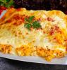 Lasanha Frango Com Requeijao ao molho branco.