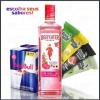 BEEFEATER PINK 5 GELOS 5 RED BULL