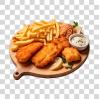 PORCÃO FRANGO A MILANESA C FRITAS