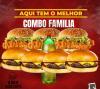 COMBO FAMÍLIA(7 LANCHES SENDO 3 DE CHICKEN+4 SMAH+REFRI 2L)
