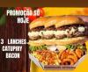CAIXA 3 LANCHES CATUPIRY BACON