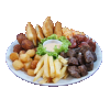 CARNE SECA COM AIMPIM OU FRITAS  (PETISCOS)