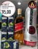 COMBO WHISKY RED LABEL