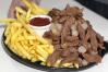 CARNE TRINCHADA COM FRITAS