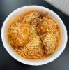 MACARRONADA COM FRANGO AO MOLHO.