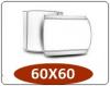 ETIQUETA 60X60 ROLO 25 MTS