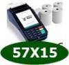BOBINA TERMICA  57X15 CARTAO