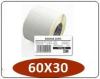 ETIQUETA 60X30 ROLO 25 MTS
