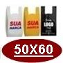 SACOLA ALÇA CAMISETA = 50X60
