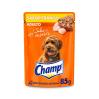 ALIMENTO PARA CÃES ADULTOS FRANGO CHAMP SABOR DE CASA SACHÊ 85G