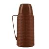 GARRAFA TERMICA RATTAN MARROM CREME 1L