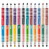 CANETA HIDROGRAFICA DUAS PONTAS 24 CORES