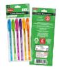 CANETA ESFEROGRAFICA GOL COLORS C/6 UNIDADES