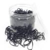 ELASTICO PARA CABELO PRETO POTE 180 UNIDADES
