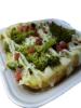 batata recheada de brocolis com bancon