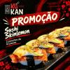 PROMÇÃO SUSHISKINLEMON 2 PORÇÕES COM 10