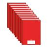 CADERNO BROCHURA VERMELHO 48 FOLHAS