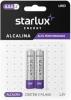 PILHA ALCALINA STARLUX LR03 AAA C/2 UNIDADES