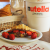 Lanche Croissant Nutella c/ Morango