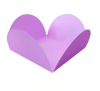 FORMAS P DOCE 4 PETALAS LILAS M 50UN