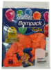 BALÃO N9 LARANJA C/30UN BOMPACK