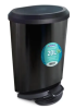 LIXEIRA ARQPLAST 20L PRETA C/ PEDAL