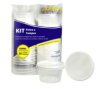 KIT POTE+TAMPA RED 380ML COPOZAN 500UN