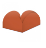 FORMAS P DOCE 4 PETALAS TERRACOTA P 50UN