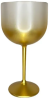 TAÇA DE GIN 500ML GLITER DOURADO CX C/20UNI