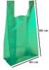 SACOLA DE FEIRA VERDE 60X80 C/4KG