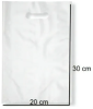 SACOLA BDP BRANCA 20X30 C/50UNI