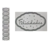 ETIQ FELICIDADES PRATA C/100