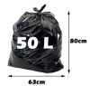 SACO DE LIXO 50L 63X80 C/50UN GUFE