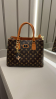 Bolsa LV social com chaveiro 