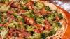 PIZZA DE BRÓCOLIS COM BACON