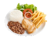 BRAS FRANGO EMPANADO