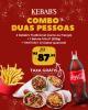 Novo Combo Duas Pessoas KEBABS TRADICIONAL -  (TAXA GRATIS)