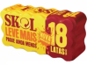 SKOL PILSEN 350ML PACK C/18unds