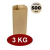 3 KG SACO DE PAPEL MIX PCT C/ 500 UN