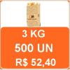 3  KG SACO DE PAPEL KRAFT IMPRESSO