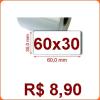 ETIQUETA P/BALANÇA 60X30 25 MTS 150 ROLOS IMPRESSA