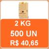2 KG SACO DE PAPEL KRAFT IMPRESSO