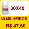 SACOLA 30X40 BRANCA 30 MILHEIROS