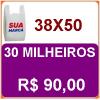 SACOLA 38X50 BRANCA PERSONALIZADA 2.5
