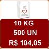 10 KG SACO DE PAPEL BRANCO IMPRESSO